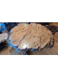 Phenomenal Red Oak Burl Dining Table
